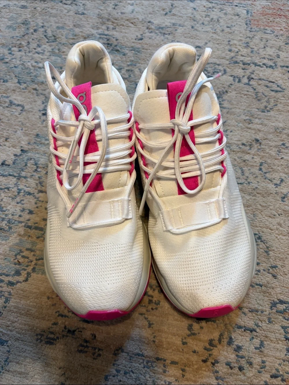 On Cloudwomen Cloudace White/Pink Athletic Shoes